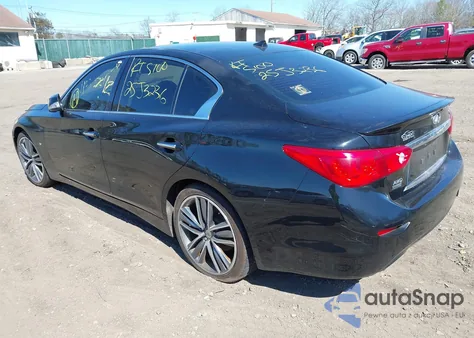2015 Infiniti Q50 Premium/Sport from USA, damaged, VIN JN1BV7ARXFM404010